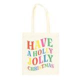 Holly Jolly Christmas Tote Bag