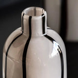 Linea Stripe Glass Vase Monochrome Set of 2