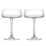 Set of 2 Empire Champagne Saucers