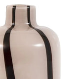 Linea Stripe Glass Vase Monochrome Set of 2