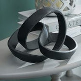 Black Cast Knot Ornament - KHEE