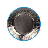 Blue Metal Reusable Plate - 25cm - KHEE