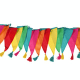 Colourful Tasselled Cotton Bunting (3 Metres) - KHEE