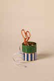 Designworks Ink A Dopo Solid Striped Storage Tin - KHEE