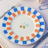 Olive Enamel Plate, 20cm - KHEE