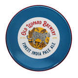 Round Metal Serving Tray - Old Leopard Brewery - KHEE