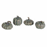 Set of 4 Verdigris Pumpkins - KHEE