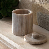 Tarragona Marble Storage Jar - KHEE