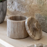 Tarragona Marble Storage Jar, Small - KHEE
