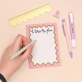 A6 notepad - ok, here's the plan