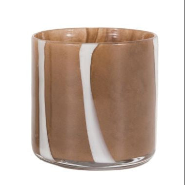 Candy Tealight Holder, Mocha