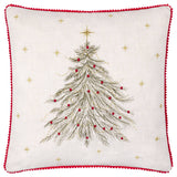 Twinkling Tree Embroidered Cushion