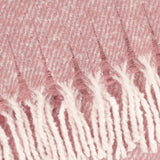 Isla Woven Tasselled Throw, Heather