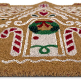 My Mat Printed Coir Gingerbread Cottage Doormat: 45x75