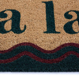My Mat Printed Coir Doormat Fa La La La La: 45x75