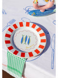 Enamel Fish Plate, 25cm