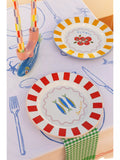 Enamel Fish Plate, 25cm