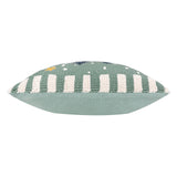 Polar Bear Cushion, Frosty Blue