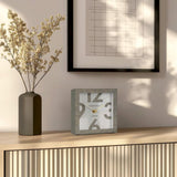 Nordic Mantel Clock - Cement