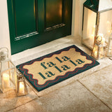 My Mat Printed Coir Doormat Fa La La La La: 45x75