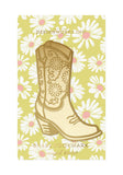 Designworks Ink Brass Bookmark - Cowgirl Boot