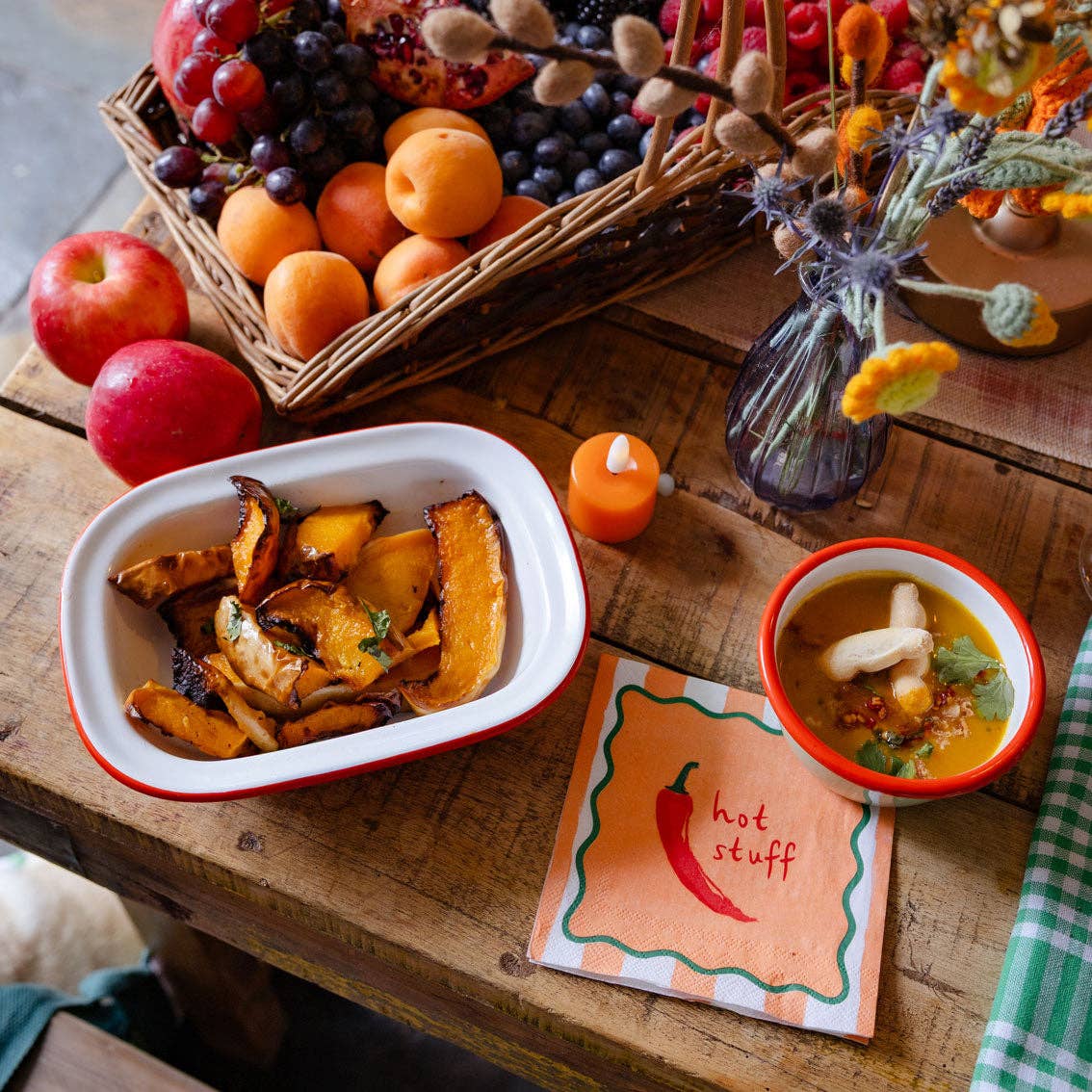 Hot Stuff Paper Chilli 'Hot Stuff' Paper Napkins – KHEE