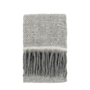 Faux Mohair Fringe Throw