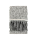 Faux Mohair Fringe Throw