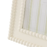 Cream Cove Beaded Photo Frame, 5x7