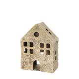 Antique Gold House Tealight Holder