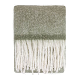 Cozy Woven Tasselled Throw, Green