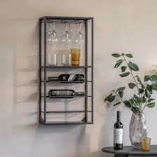 Hexham Iron Wine and Glass Rack