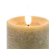 LED 1 Wick Candle 3 pack - Olive