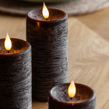 LED 1 Wick Candle 3 pack - Mocha