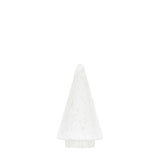 White Confetti Glass Tree Decoration - Large