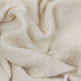 Isla Woven Tasselled Throw, Cream