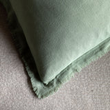 Sage Linen Look Cushion, Set of 2