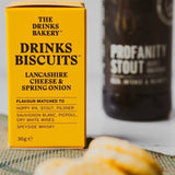 Lancashire Cheese and Spring Onion Drinks Biscuits