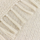 Candar Textured Boucle Throw, Ecru