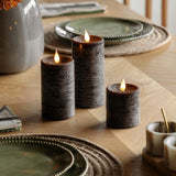 LED 1 Wick Candle 3 pack - Mocha