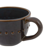 Reactive Organic Beaded Mug