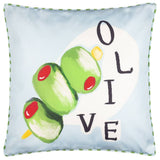 Mediterranean Olive Outdoor Cushion