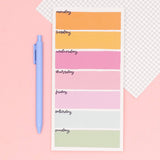 To do list - colourful days