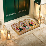 My Mat Printed Coir Gingerbread Cottage Doormat: 45x75