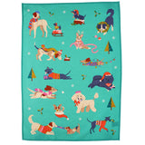 Cotton Tea Towel, Festive Friends