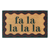 My Mat Printed Coir Doormat Fa La La La La: 45x75