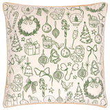 Merry Christmas Velvet Cushion