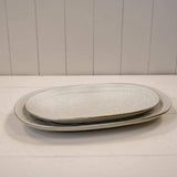 Large Oval Stoneware Plate