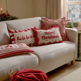 Candy Merry Christmas Tufted Cushion
