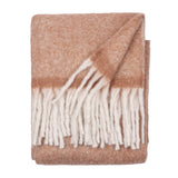 Cozy Woven Tasselled Throw, Rust